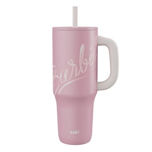 Zak Designs 40oz Stainless Steel Vacuum Insulated Tumbler with Silicone Straw - 1 of 4