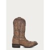 Corral Boots Mens Barbed Wire Brown Square Toe Cowboy Boots - 2 of 4
