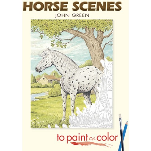 horse paint coloring pages