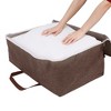 REGALWOVEN Foldable Clothes Storage Bags with Handles for Organizing Bedroom - 4 of 4