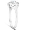 Pompeii3 1/2ct Diamond 14K White Gold Antique Anniversary Right Hand Fashion Ring - 2 of 4