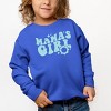 The Juniper Shop Mama's Girl Flower Toddler Sweatshirt - 3 of 4