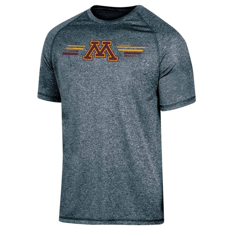 NCAA Minnesota Golden Gophers Men&#39;s Gray Poly T-Shirt, 1 of 4
