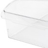 Gibson 6.1 Quart Plastic Fridge Storage Container in Clear - 4 of 4