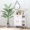 Garvee 6/7ft Artificial Palm Tree - Fake Palm Tree Fake Tropical Paradise Palm Tree in Pot with Real Bark Design and Adjustable Branches - 2 of 4