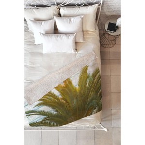 Bree Madden Sun Palm Fleece Throw Blanket -Deny Designs - 1 of 2