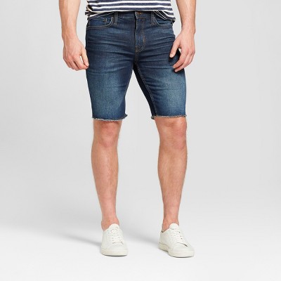 slim denim shorts