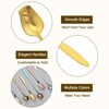 Unique Bargains Stainless Steel Rose Flower Shape Tea Coffee Spoon 7 Inch - 3 of 4