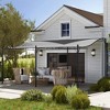 Outsunny Outdoor Pergola Canopy, Metal Patio Canopy with Drainage Holes for Backyard, Garden, Porch - 3 of 4