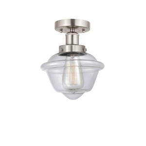 Oxford - 1 Light Semi-Flush Mount In Industrial Style-8.25 Inches Tall and 6.5 Inches Wide - 1 of 1