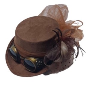 KBW Fuss and Feathers Top Hat (Brown) - 1 of 1