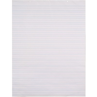 School Smart Chart Paper Pad, 24 x 32 Inches, Ruled 1-1/2 Inch, White, 70 Sheets
