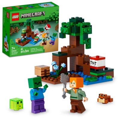 Lego Minecraft The Swamp Adventure Set With Figures 21240 Target