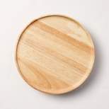 Wooden Pedestal Lazy Susan Natural - Hearth & Hand™ with Magnolia