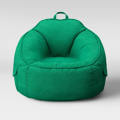Canvas Kids' Bean Bag Chair Strut Green - Pillowfort™ : Target