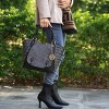 MKF Collection Talula Signature Printed Vegan Leather Women’s Satchel Bag by Mia K - 3 of 4
