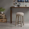 NicBex Bar Stools for Kitchen Island,Round Counter Bar Stools with Footrest,Bar Chairs for Dining Rooms,Kitchens Islands,Gray - 2 of 4