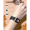 HTUTWOO Halloween Engraved Band Compatible with Apple Watch Band 42/44/45/49mm Silicone Strap for iWatch Series 10/9/8/7/6/5/4/3/2/1/SE - 2 of 4