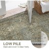 Abynow Diamond Distressed Persian Style Washable Indoor Rug - 4 of 4