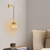 YIYIBYUS Modern Wall Light with Adjustable Chain and Glass Shade - 3 of 4