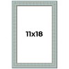 PosterPalooza | Refined Blue Picture Frame - UV Acrylic, Foam Board Backing, Hanging Hardware - 2 of 4