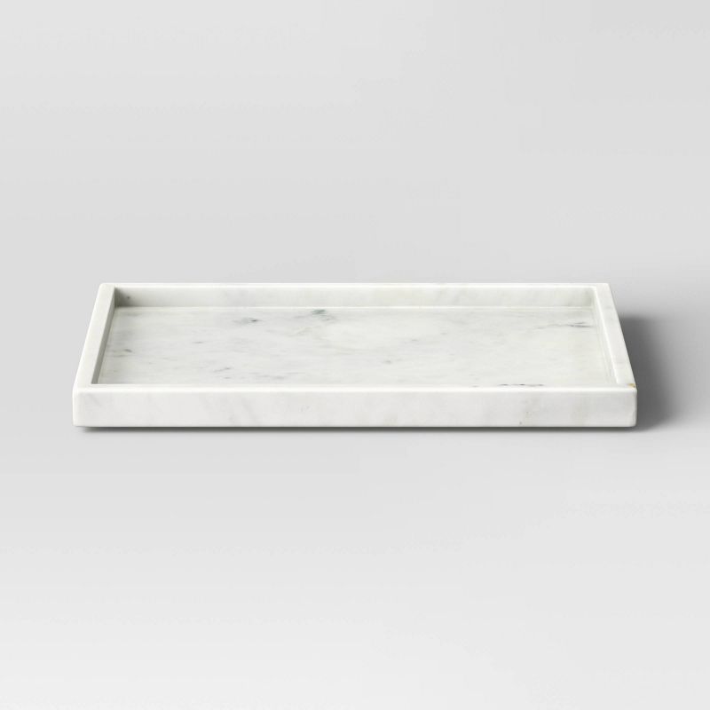 Rectangle Marble Tray White - Threshold&#8482;, 4 of 11