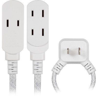 Cordinate Twin 3' Outlet Polarized Extension Cord