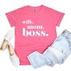 Simply Sage Market Wife Mom Boss Typewriter Garment Dyed Tee - 3 of 4