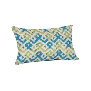Casual Cushion Patterned 1-Piece Indoor/Outdoor Lumbar Pillow, 19"W x 12"L - 1 of 4