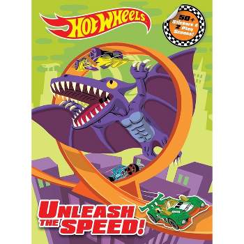 Hot Wheels: Unleash the Speed! - (Panorama Sticker Storybook) (Paperback)