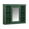 Chery Life 35'' x 27.5'' Wall Mounted Storage Cabinet, Modern Bathroom Wall Cabinet with Mirror - 3 of 4