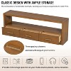 Sapphtopaz Modern TV Stand for TVs Up to 79" Storage Cabinet with 3 Drawers TV Console with Large Open Shelf Table for Living Room, Entryway - 2 of 4