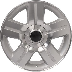OE Wheels CV84 20 Inch Rim Fits Tahoe Style 6x139.7 20x8.5 Gloss Silver Machined - Hollander 5291 (1) - 1 of 4