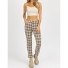 Women's CHECKED HIGH RISE FLARE PANT - Fate by LFD - 3 of 4