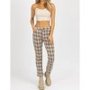 Women's CHECKED HIGH RISE FLARE PANT - Fate by LFD - image 3 of 4