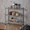 Karl Home | Three - Tier Metal Wire Kitchen Shelf - 2 of 4
