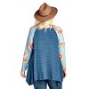 Women's Floral & Striped Knit Trapeze Tunic - PLUS - umgee - 3 of 4