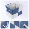 REGALWOVEN Cotton Collapsible Sturdy Lightweight Storage Bin 15.7*11.8*11.8in 1 Pc - 2 of 4
