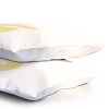 Deny Designs Standard April Lane Art Block Yellow Monogram S Microfiber Printed Pillow Sham - 3 of 3