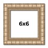 PosterPalooza | 6x6 Modern Bamboo Picture Frame, UV Acrylic, 5 Finishes - 2 of 4