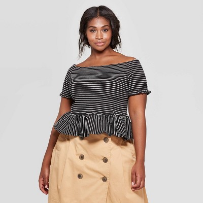 black off the shoulder top target