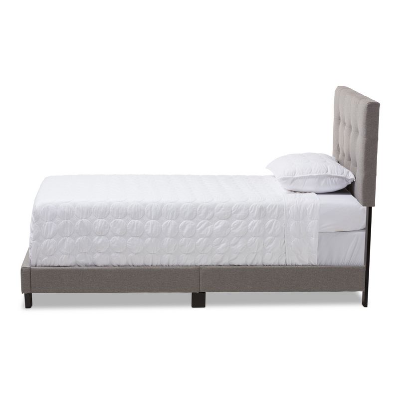 Twin Brookfield Modern and Contemporary Fabric Upholstered Bed - Baxton Studio, 3 of 10