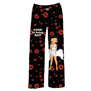 Collections Etc Betty Boop Lounge Pants UNISEX MULTI-COLORED LARGE - 1 of 4