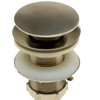 ALFI AB5009-BSS Brushed Stainless Steel Pop Up Drain for Sink w/o Overflow - 3 of 4