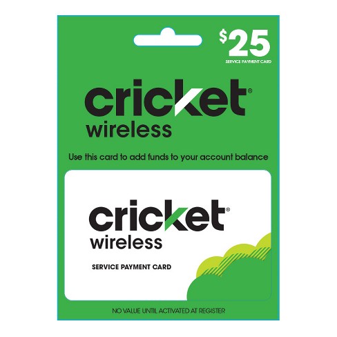 pay my cricket bill