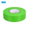 Unique Bargains PVC Non-Adhesive Flagging Tapes for Trail Outdoor 2 Pcs Green 1" x 147 ft - 3 of 4