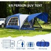 DoCred SUV Tents for Camping 4-8 People, Attachment for Camping, Car Tents Tailgate with Screen Room & Awning,Easy Set Up Car Camping Pop Up Tent - 2 of 4