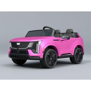 Ride on Car for Kids, 2 Seater 24V Licensed Cadillac Electric Car Toy Toddlers Battery Powered Ride on Truck - 1 of 4