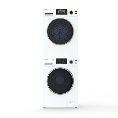 Equator 24 in Compact 110V Laundry Set EW 826 Washer 1.62 cf+ ED 866 SENSOR Vented Dryer 3 cf