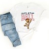 Simply Sage Market Play Ball Baseball Bear Short Sleeve Tee - 3 of 4
